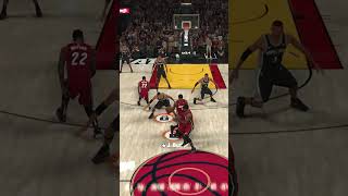 Jimmy Butler Elevates for Powerful Dunk Over Wembanyama🌪️shorts [upl. by Yezdnil655]