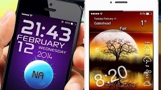 TOP 10 iOS 7 LockScreen Themes 2014 [upl. by Karolina159]