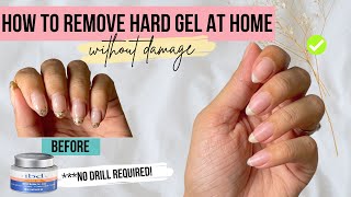 HOW TO Remove Builder Gel at Home  NO DRILL required [upl. by Eeliab]