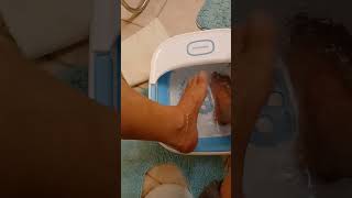 Foot spa Its so amazing☺️💕💕💕☺️ [upl. by Ahsilyt]