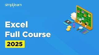 Excel Full Course  Excel Tutorial for Beginners  Excel Basics to Advanced Course  Simplilearn [upl. by Alyahs]