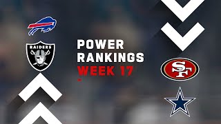 NFL Week 17 Power Rankings [upl. by Anamuj136]