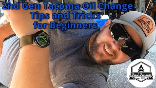 2nd Gen Toyota Tacoma Oil Change Tips and Tricks [upl. by Namlak]