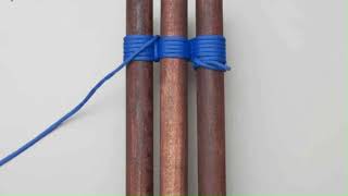 🪢 Master the Art of Lashing Knots  Tripod Design Tips and Benefits 🪢 [upl. by Anoyek]