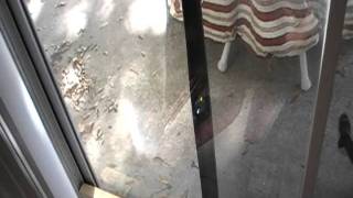 How to secure a patio door [upl. by Raddy]