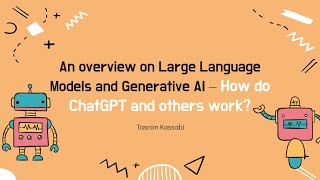 Generative AI LLM and ChatGPT [upl. by Plante]