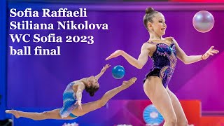 Sofia Raffaeli Vs Stiliana Nikolova  World Cup Sofia 2023  ball final analysis [upl. by Carolyn599]