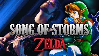 The Legend of Zelda Ocarina of Time  Song of Storms  Metal Cover by RichaadEB [upl. by Myrvyn]