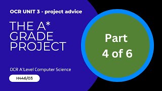 4 OCR A Level  Unit 3  The A star grade project [upl. by Clymer917]