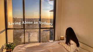 Living Alone in Sydney 🧸🍂  What I Eat in a Day Cleaning Up Grocery Shopping etc [upl. by Adnirem]