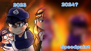 SMG4 Meggy amp SMG3 Redraw  SMG4 Speedpaint [upl. by Areehs900]