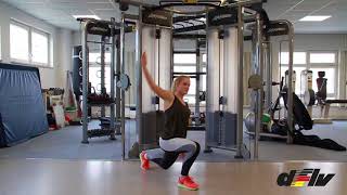 Workout des Monats Ausfallschritt nach hinten mit Seitneigen zur Movement Preparation [upl. by Chamberlain385]