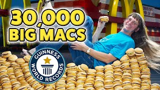 The Big Mac King Man consumes 34128 BigMac Burgers breaks world record and lives to tell the tale [upl. by Larner289]