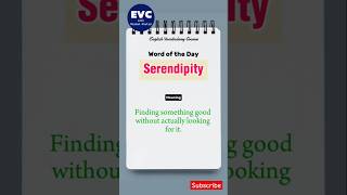 quotSerendipityquot Meaning in English English Vocabulary Course english englishvocabularylearner [upl. by Nuawtna570]