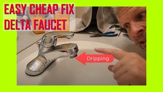 EASY FIX Delta Faucet Drip Repair [upl. by Gewirtz595]