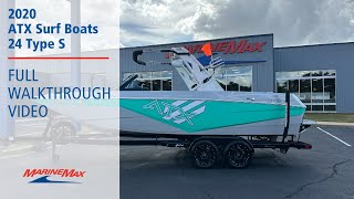 2020 ATX Surf Boats 24 Type S  MarineMax Greenville [upl. by Adnalro]