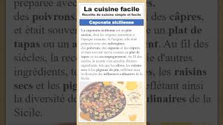 Recette de la Caponata sicilienne [upl. by Einavoj]