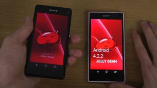 Sony Xperia Z1 Compact vs Sony Xperia Z1  Which Is Faster [upl. by Ahsiugal]