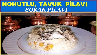 Nohutlu Tavuk Pilavı  Sokak Pilavı [upl. by Lasser538]