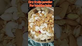 Dry fruits powder baby waight gainer trending youtubeshorts babyfood [upl. by Odlareg]