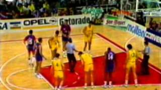 Final Liga Europea90 Barça vs Jugoplastika 22 [upl. by Euqinobe192]