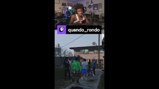 quando rondo gta five m  Gta Five M Cripz at War With Bloods [upl. by Anohr854]