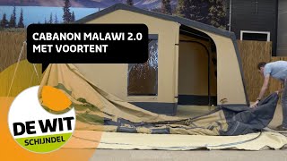 Cabanon Malawi 20 vouwwagen met wagentent en voortent opzetten [upl. by Haerdna]