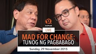 WATCH DuterteCayetanos MAD For Change event [upl. by Tsuda]