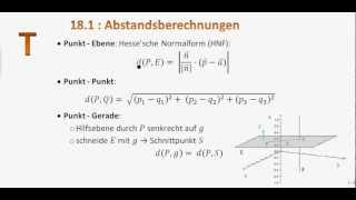 181 T Abstandsberechnungen [upl. by Alric]