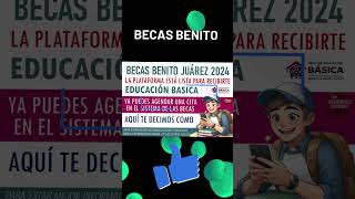 📌👩‍🎓Becas Benito Juárez💵así puedes agendar una cita en el sistema de citas Educación básica [upl. by Odla]