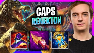 CAPS IS ISO CLEAN WITH RENEKTON  G2 Caps Plays Renekton Mid vs Yone Season 2024 [upl. by Florian]