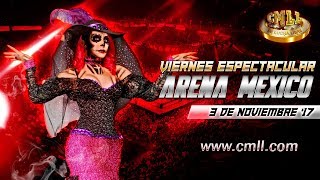 LUCHA LIBRE VIERNES ESPECTACULAR DE ARENA MEXICO 3 DE NOVIEMBRE DEL 2017 FUNCION COMPLETA [upl. by Dionisio844]