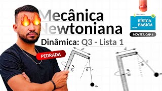 MECÂNICA NEWTONIANA Dinâmica Questão 3  Lista 1 [upl. by Howe]