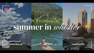 Visiting the Whistler Snow Walls vlog [upl. by Nosyerg927]