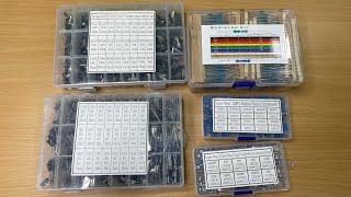 All Value Component CapacitorTransistorResistorPF amp Potentiometer Electronicsproject99 [upl. by Oiznun243]