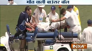 Australian Cricketer Phillip Hughes Dies Being Hit by Ball During Match [upl. by Amaleta]