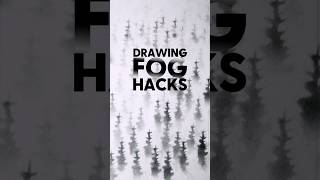 Drawing Hacks How to Draw Fog in Landscapes short [upl. by Rois714]