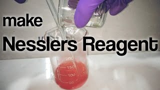 Nesslers Reagent  Preparation and Testing [upl. by Hollenbeck919]