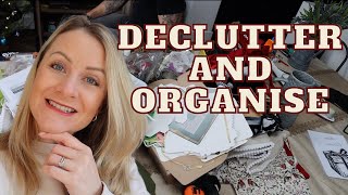 DECLUTTER AND MICRO ORGANISING WITH ME MINIMISING AROUND THE HOUSE Lara Joanna Jarvis Home [upl. by Yrad]