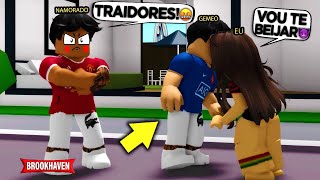 ME APAIXONEI pelo IRMÃO GÊMEO DO meu NAMORADOe ISSO ACONTECEU BROOKHAVEN RP Roblox [upl. by Naginnarb]