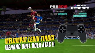 TRIK MENANG DUEL BOLA ATAS 😱 100 WORK  TRIK PES 2017 2018 2019 2020 2021 2022 [upl. by Atsirtal]