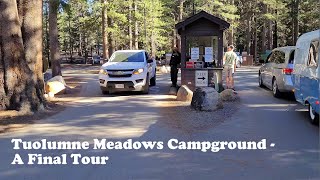 A Walking Tour of Tuolumne Meadows Campground the Day Before It Closes Until 2024  2025 [upl. by Lew354]