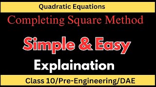 Learn how to complete the square Math 113DAE Math Easiest Maths [upl. by Sayers]