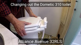 Changing out the Dometic 310 toilet [upl. by Acile]