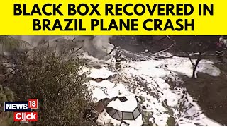 Brazil Plane Accident  Black Box Recovered In Brazil Plane Crash  Sao Paulo  News18  N18G [upl. by Eitnom120]