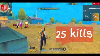 God Deepak Gaming you tube kills 25  fire free india namaste br rank 🚀 [upl. by Enelyw]