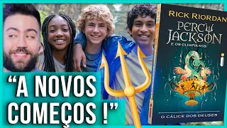 PERCY JACKSON ESTÁ DE VOLTA O TRIO ORIGINAL em O CÁLICE DOS DEUSES e O FOCO NA SÉRIE DISNEY [upl. by Lesnah]