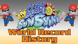 The World Record History of Super Mario Sunshine any [upl. by Ninnette450]