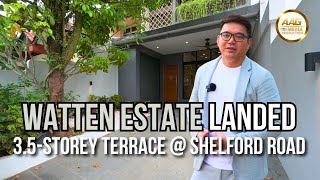 Singapore Landed Property Home Tour  35Storey Terrace  Shelford Road  Watten Estate  For Sale [upl. by Durant84]