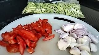 Adobong sitaw na may Kamatis 😋 yummy food vegetable [upl. by Billi]